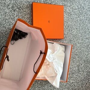 Hermes box and paper bag